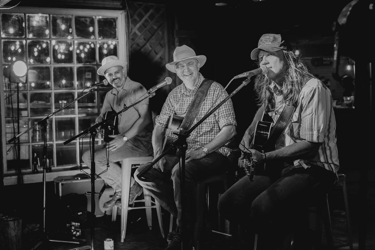 A Boot Shop session in black and white
