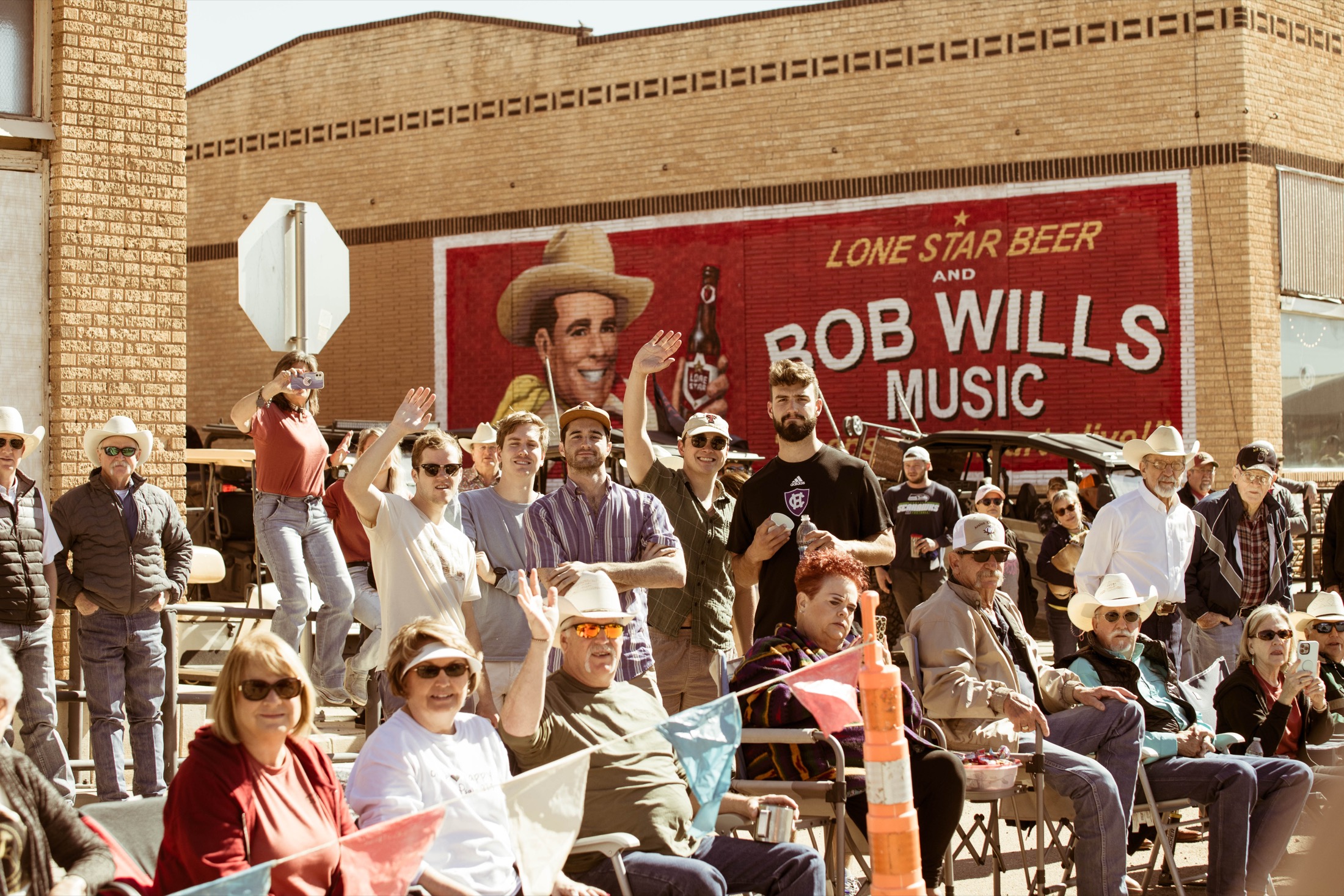 The Bob Wills Day crowd in Turkey, Texas